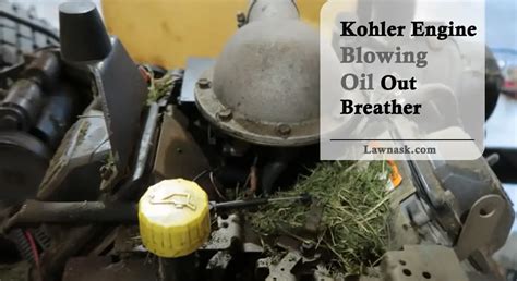 Kohler blowing oil solved